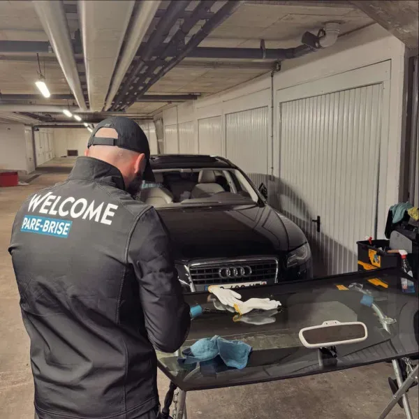 Changement pare brise à Mantes la Ville