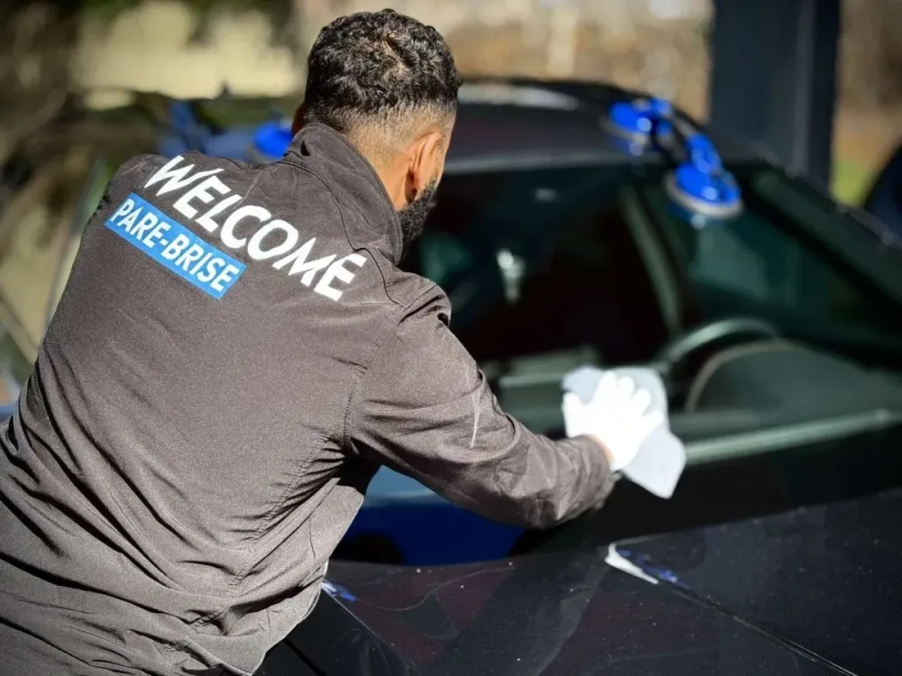 finition apres pose de pare brise